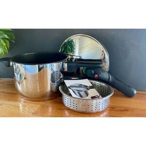 Ultrex II 8 Qt Stainless Steel Pressure Cooker Model 11771 w/Manual